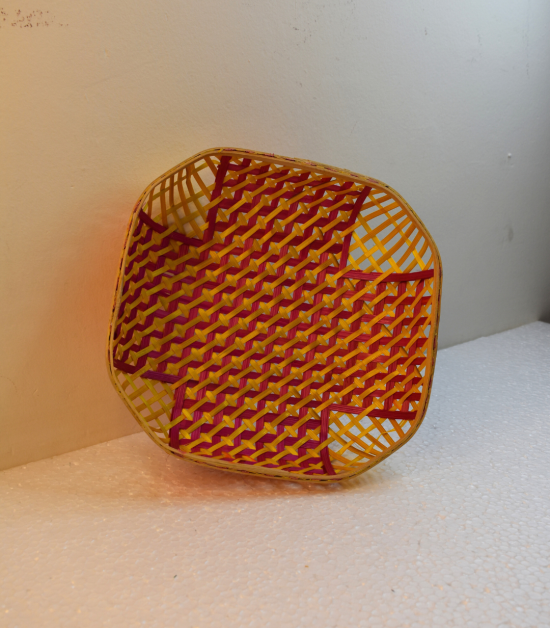 Bamboo Basket/Tokri-10 Inch (#EFBH0167-00)