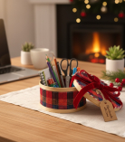 Bhartiye Crafts Assam Handicrafts | Decorative Multipurpose Bamboo Storage Box with Lid for Home Decor, Gifting, Jewelry, Spices & Dry Storage | Size- 5" X 3" Inch (Combo, 1)