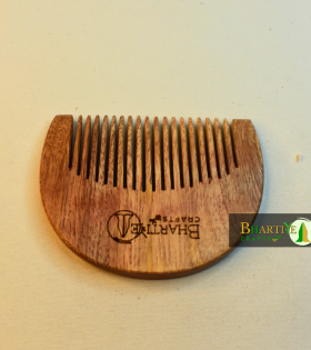 Mini Comb | Neem Wood Comb | Perfect for Travelling | For Men &amp; Women