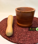 Premium Wooden Mortar & Pestle | Traditional & Durable
