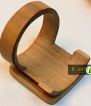 Handcrafted Bamboo Mobile Stand for Stylish & Eco-Friendly Utility