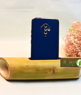 Bamboo Amplifier | Natural Acoustic Speaker with Eco-Friendly Cotton Pouch