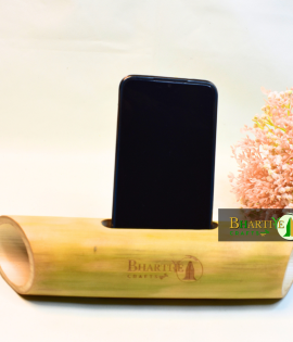 Bamboo Amplifier | Natural Acoustic Speaker with Eco-Friendly Cotton Pouch