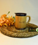 Bamboo Mug | Double-Wall Stainless Steel Tumbler | Leak-Proof & Durable