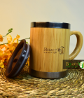 Bamboo Mug | Double-Wall Stainless Steel Tumbler | Leak-Proof &amp; Durable