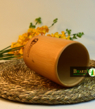 Bamboo Toothbrush Holder Stand | Round Multi-Purpose Holder for Bathroom, Office, Kitchen