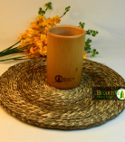 Bamboo Toothbrush Holder Stand | Round Multi-Purpose Holder for Bathroom, Office, Kitchen