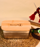 "Bamboo Lunch Box | Eco-Friendly Bento Box | Sustainable Wooden Tiffin