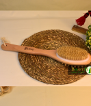 Body Bath Brush | 2-in-1 Exfoliating Brush with Handle & Free Loofah | Wet & Dry Scrub