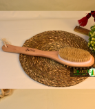 Body Bath Brush | 2-in-1 Exfoliating Brush with Handle & Free Loofah | Wet & Dry Scrub