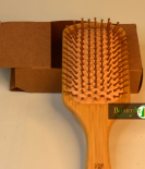 Bamboo Hair Brush | Paddle Brush For Women & Men | Bamboo Bristles Comb