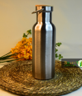 Bamboo Lid Thermos Bottle | Premium Bamboo Bottle with Double Wall 304 Stainless Steel Insulation 500ml