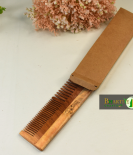 Neem Wood Comb | Both Wide and Narrow Spaced Teeth | Detangling & Styling