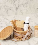 The Ultimate Bamboo Self-Care Kit: Eco-Friendly Relaxation in a Bamboo Basket