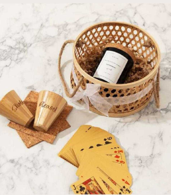 BAMBOO BASKET FESTIVE KIT