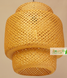 Woven Hanging Pendant Bamboo Ceiling Rattan Chandelier Lamp Shade