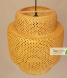 Woven Hanging Pendant Bamboo Ceiling Rattan Chandelier Lamp Shade