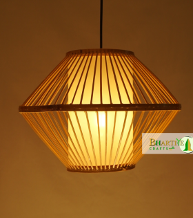 Modern Woven Bamboo Ceiling Rattan Hanging Chandelier Lamp Shade