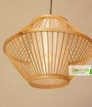 Modern Woven Bamboo Ceiling Rattan Hanging Chandelier Lamp Shade