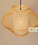 Modern Woven Bamboo Ceiling Rattan Hanging Chandelier Lamp Shade