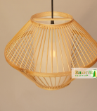 Modern Woven Bamboo Ceiling Rattan Hanging Chandelier Lamp Shade