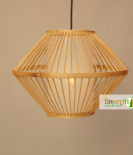 Modern Woven Bamboo Ceiling Rattan Hanging Chandelier Lamp Shade