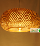 Bamboo Nest Unique Handmade Woven Hanging Pendant Chandelier Lampshade