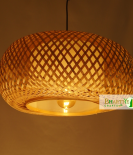 Bamboo Nest Unique Handmade Woven Hanging Pendant Chandelier Lampshade