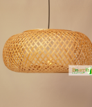 Bamboo Nest Unique Handmade Woven Hanging Pendant Chandelier Lampshade