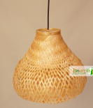 Matka Hanging Bamboo Wicker Rattan Ceiling Chandelier Lamp Shade