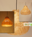 Matka Hanging Bamboo Wicker Rattan Ceiling Chandelier Lamp Shade