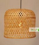 High Star Design Bamboo Ceiling Weaving Hanging Chandelier Lamp Shade