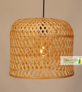 High Star Design Bamboo Ceiling Weaving Hanging Chandelier Lamp Shade