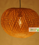 Bamboo Round Braided Ceiling Hanging Pendant Chandelier Lamp Shade