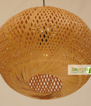 Bamboo Round Braided Ceiling Hanging Pendant Chandelier Lamp Shade