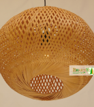 Bamboo Round Braided Ceiling Hanging Pendant Chandelier Lamp Shade