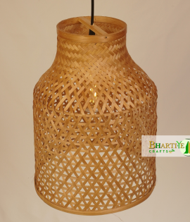 Torchic Unique Pendant Lightweight Bamboo Weave Chandelier Lamp Shade