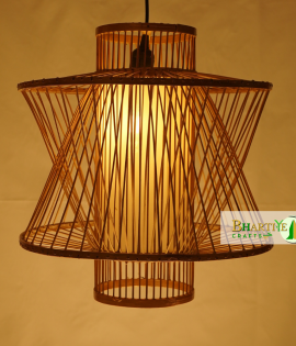 Modern Retro Handwoven Bamboo Ceiling Pendant Chandelier Lamp Shade