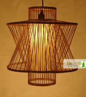 Modern Retro Handwoven Bamboo Ceiling Pendant Chandelier Lamp Shade