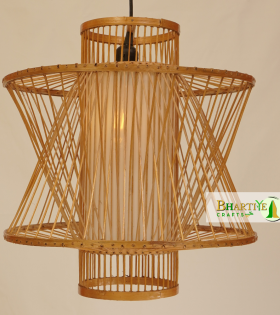 Modern Retro Handwoven Bamboo Ceiling Pendant Chandelier Lamp Shade