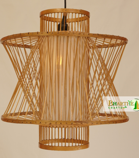 Modern Retro Handwoven Bamboo Ceiling Pendant Chandelier Lamp Shade