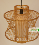 Modern Retro Handwoven Bamboo Ceiling Pendant Chandelier Lamp Shade