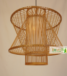 Modern Retro Handwoven Bamboo Ceiling Pendant Chandelier Lamp Shade