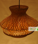 French Romantic Bamboo Ceiling Pendant Chandelier Lamp Shade