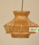 French Romantic Bamboo Ceiling Pendant Chandelier Lamp Shade