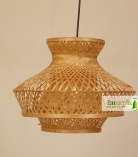 French Romantic Bamboo Ceiling Pendant Chandelier Lamp Shade
