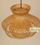 French Romantic Bamboo Ceiling Pendant Chandelier Lamp Shade