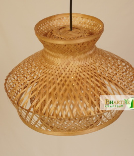 French Romantic Bamboo Ceiling Pendant Chandelier Lamp Shade