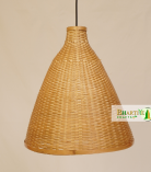 Altus Conical Boho Bamboo Ceiling Pendant Chandelier Lamp Shade
