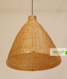 Altus Conical Boho Bamboo Ceiling Pendant Chandelier Lamp Shade